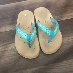wedge flip flops